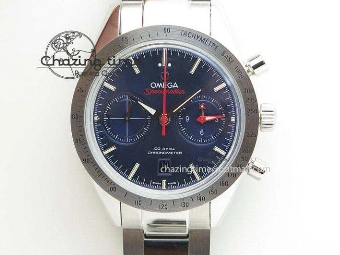 1221 Speedmaster ’57 Co-Axial OMF 1:1 Best Edition White Dial Silver Markers A9300 (Free Leather Strap) Efficient 8133